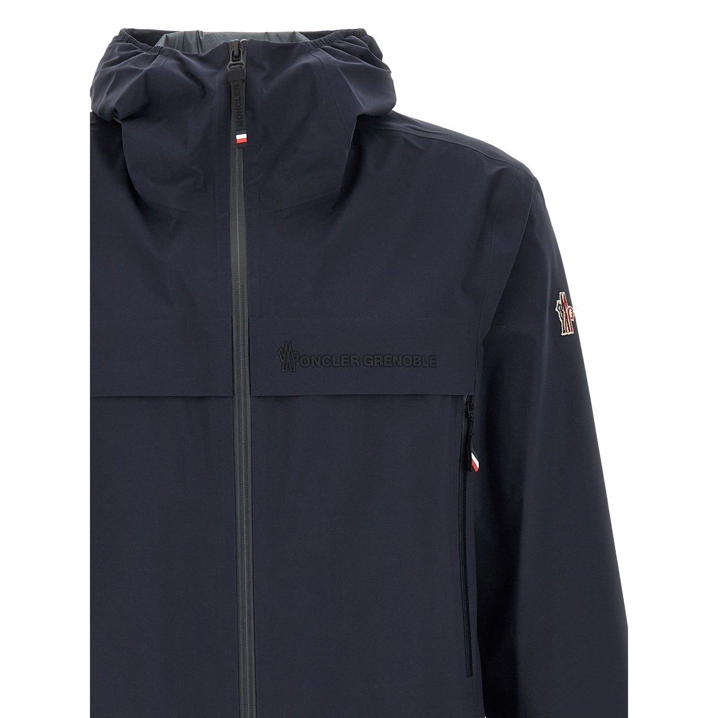 Moncler Grenoble Blue Polyamide Shell Jacket