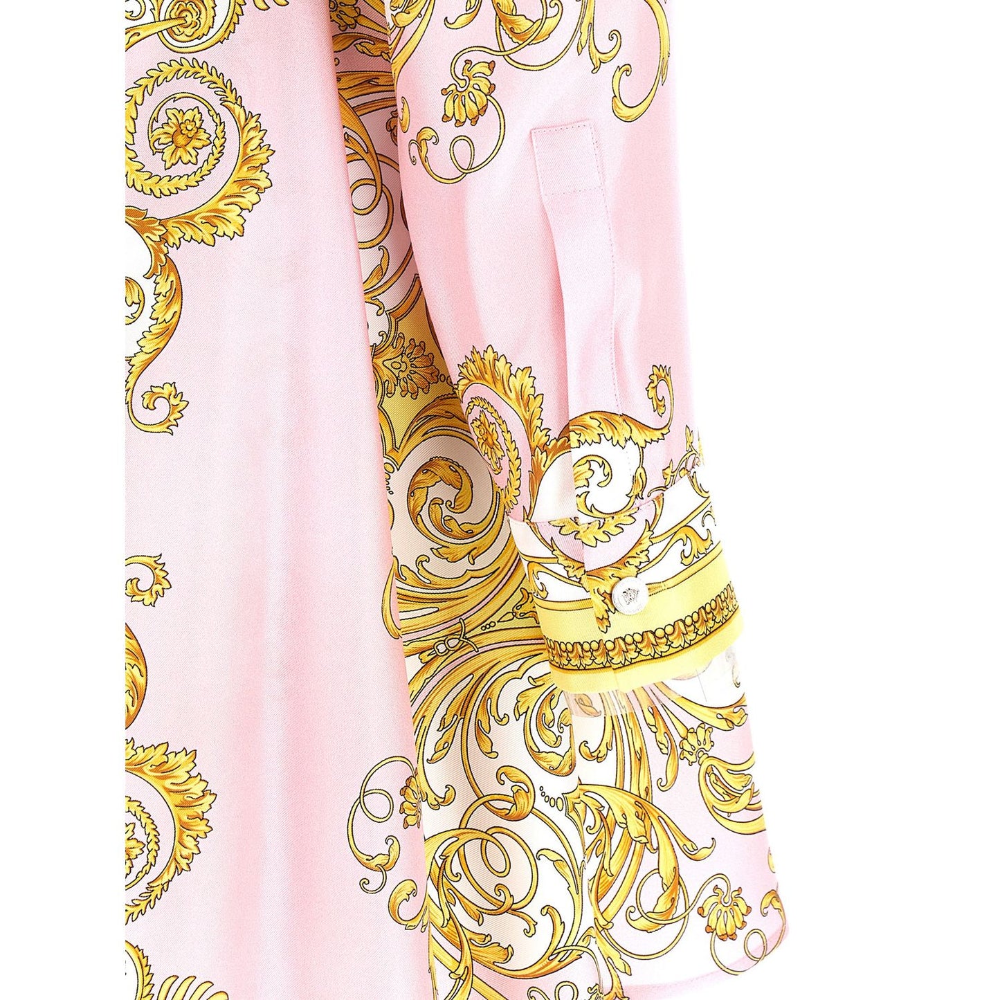 Versace Multicolor Silk Short Dress