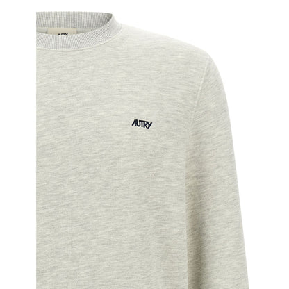 Autry Gray Cotton Sweatshirt