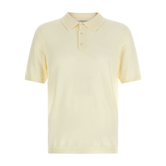 Roberto Collina Beige Cotton Polo Shirt