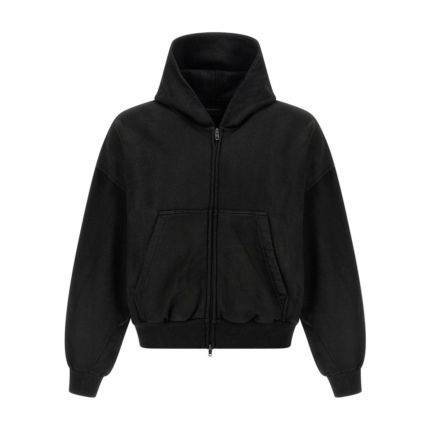 Balenciaga Black Cotton Sweatshirt