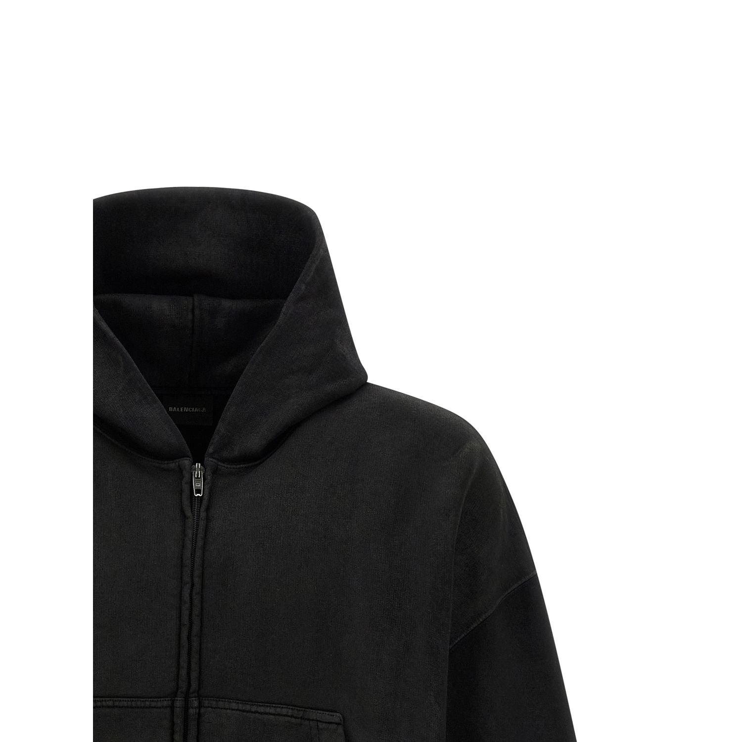 Balenciaga Black Cotton Sweatshirt