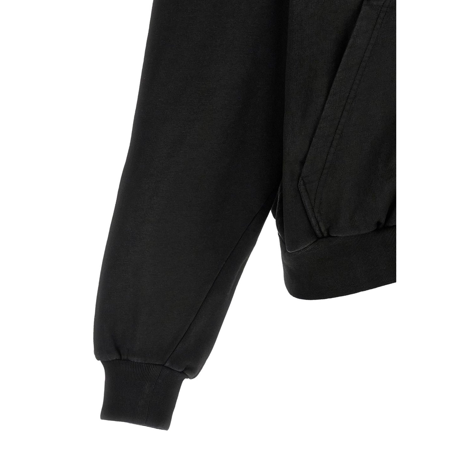 Balenciaga Black Cotton Sweatshirt