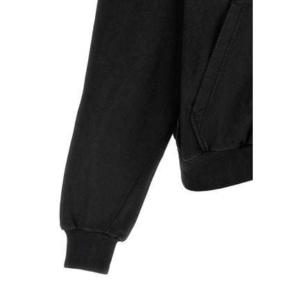 Balenciaga Black Cotton Sweatshirt