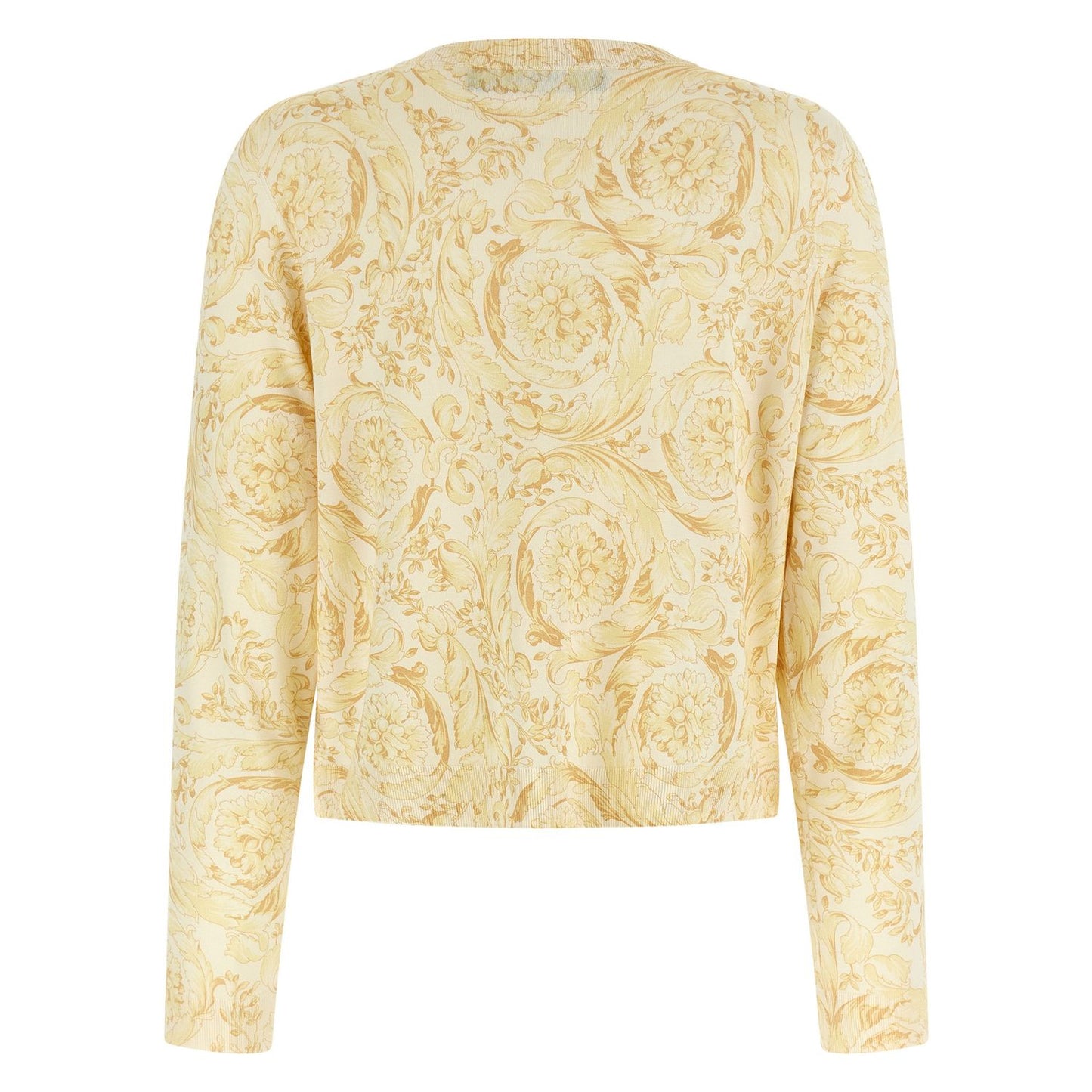 Versace Bicolor Silk Cardigan