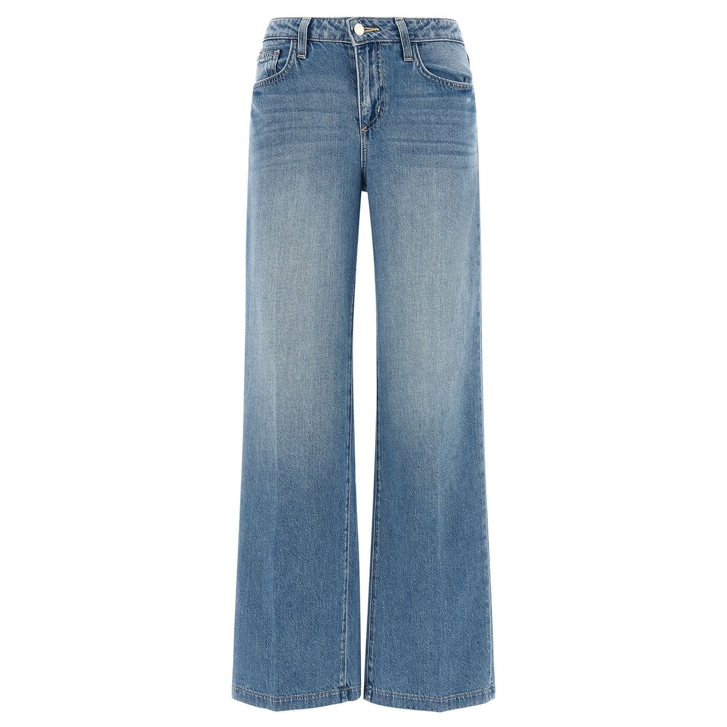 L'Agence Blue Cotton Jeans Denim