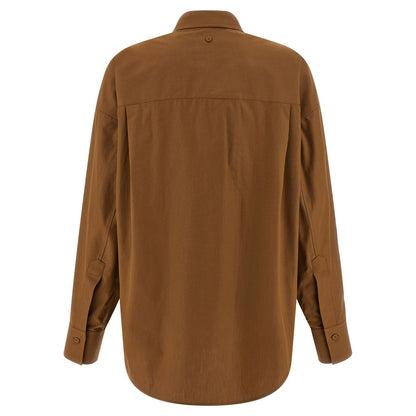 Armarium Brown Cotton Blouse