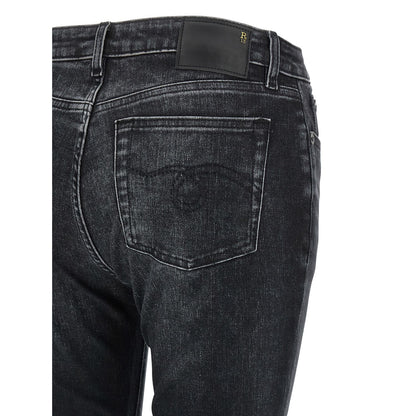 R13 Black Cotton Jeans Denim