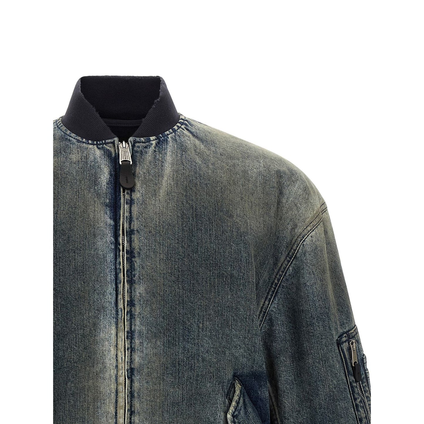 Balenciaga Gray Polyester Bomber