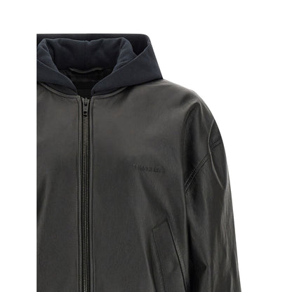 Balenciaga Black Lamb Leather Leather Jacket