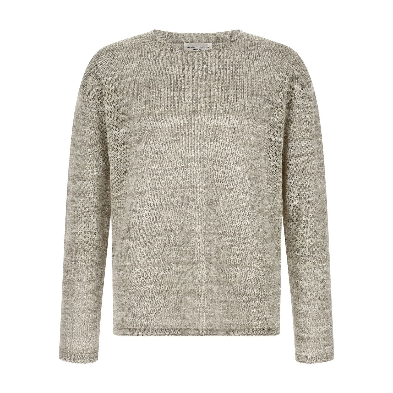 Roberto Collina Gray Cotton Cardigan