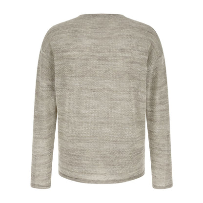 Roberto Collina Gray Cotton Cardigan