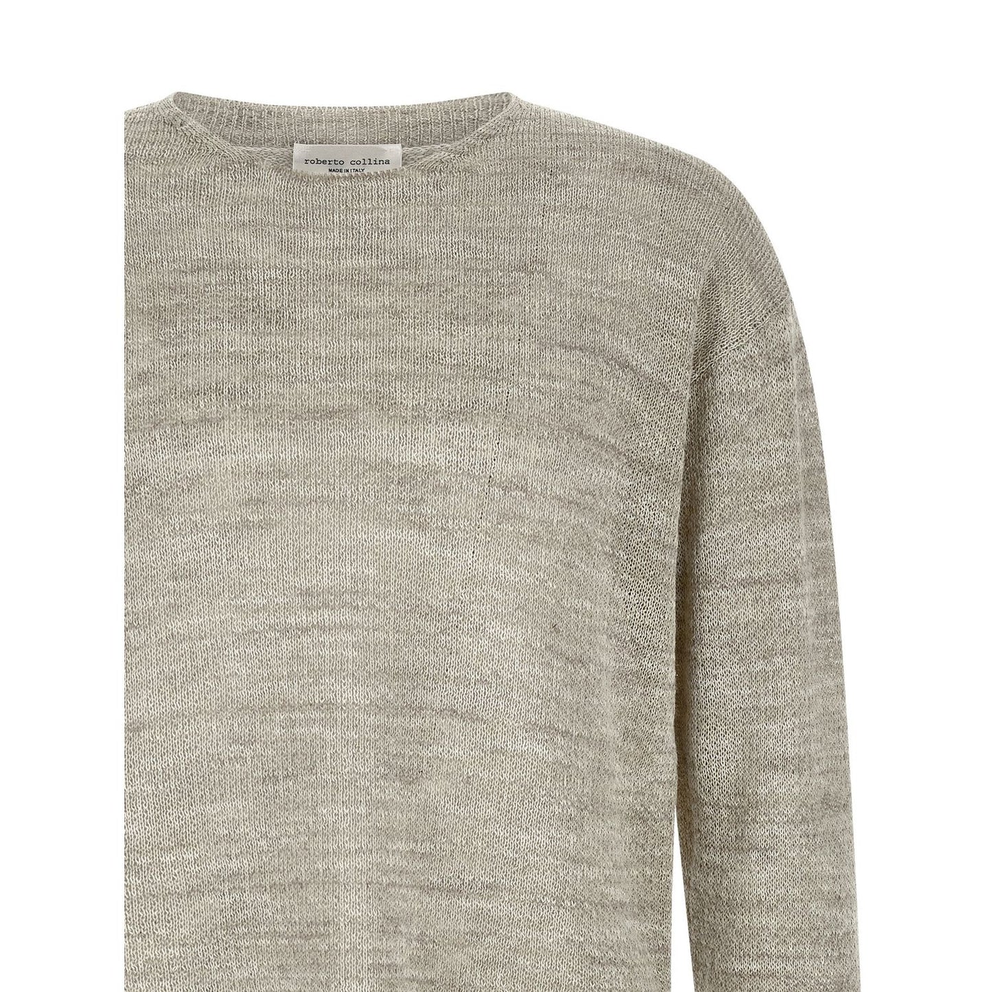 Roberto Collina Gray Cotton Cardigan