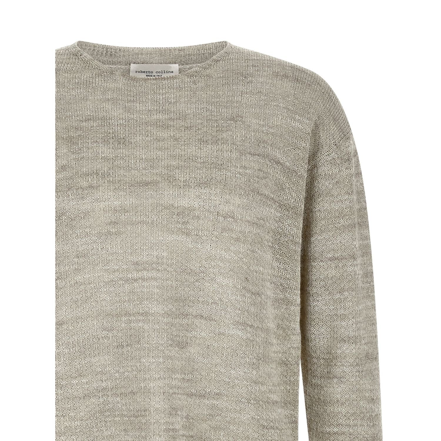 Roberto Collina Gray Cotton Cardigan