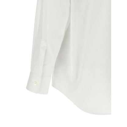 Comme Des Garçons White Cotton Blouse