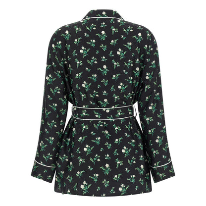 Dolce & Gabbana Black Silk Blouse