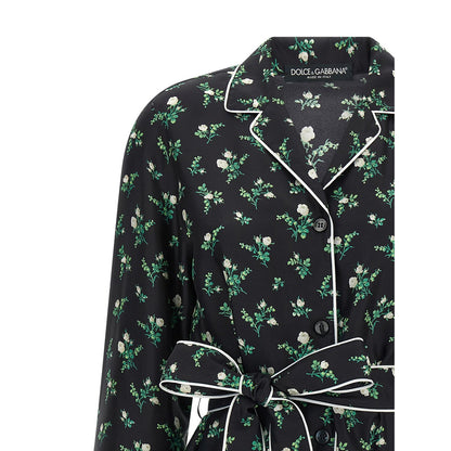 Dolce & Gabbana Black Silk Blouse