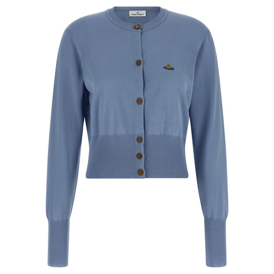 Vivienne Westwood Blue Cotton Cardigan