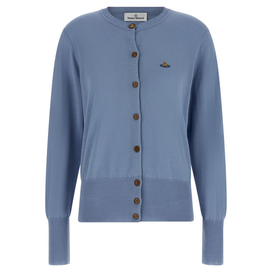 Vivienne Westwood Blue Cotton Cardigan