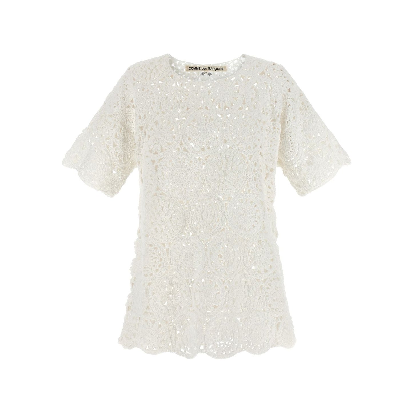 Comme Des Garçons White Cotton T-Shirt