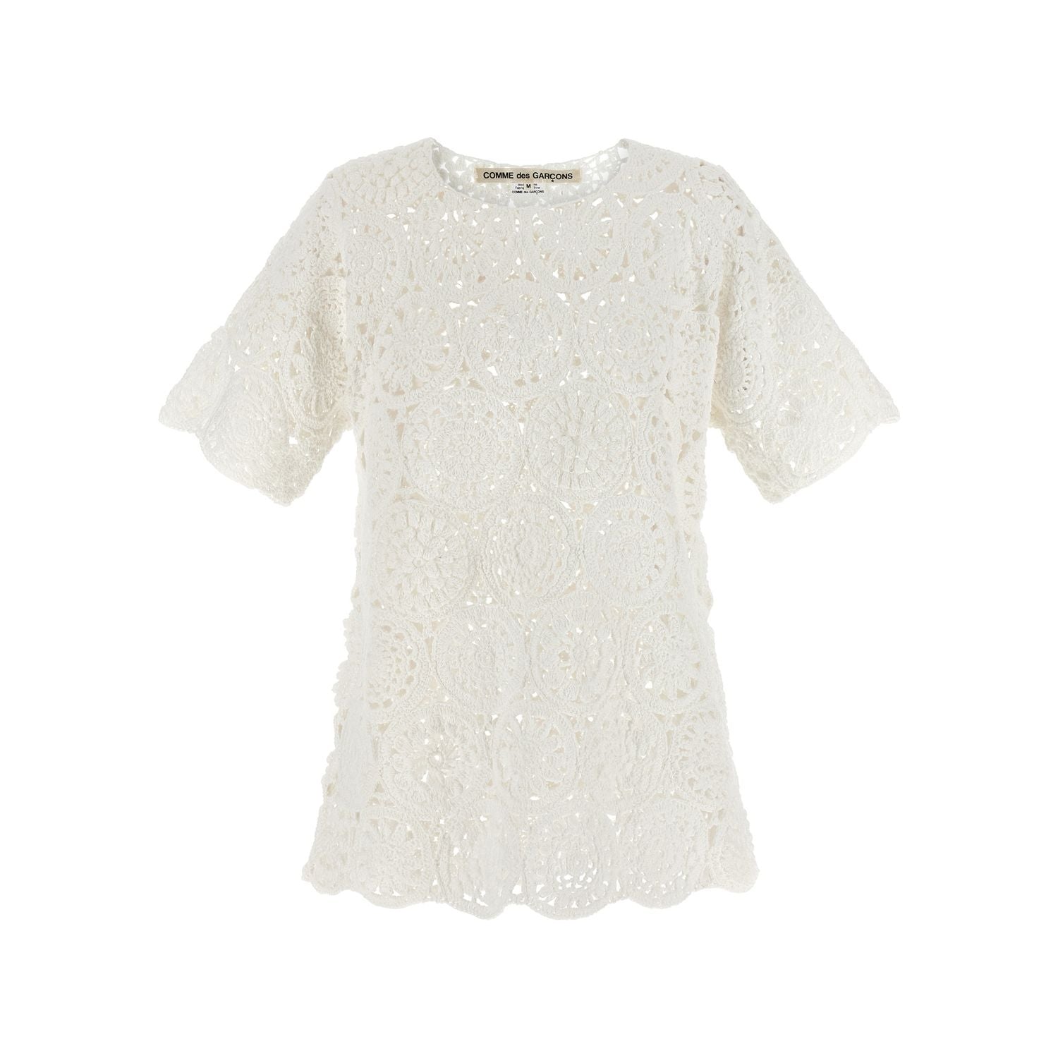 Comme Des Garçons White Cotton T-Shirt