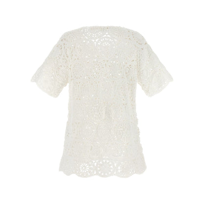 Comme Des Garçons White Cotton T-Shirt