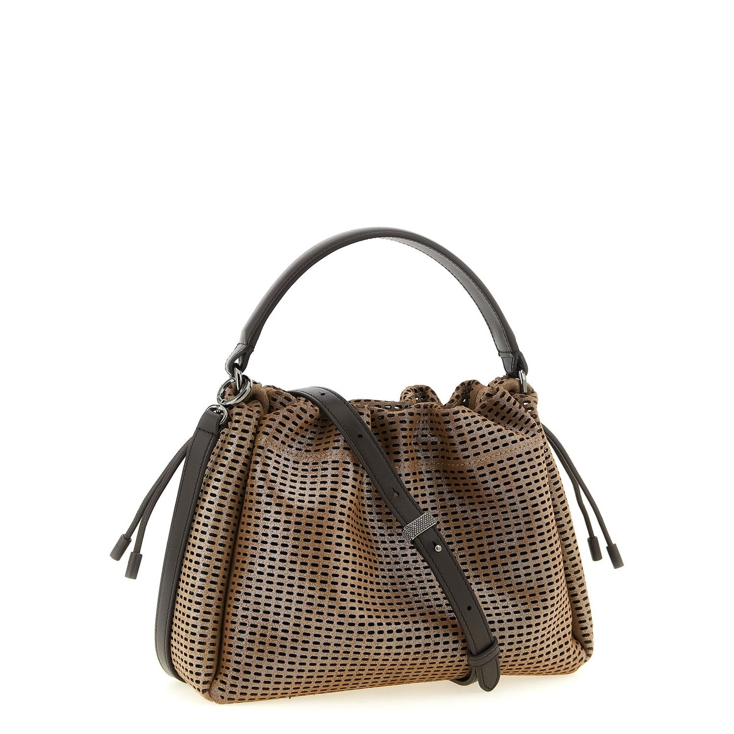 Brunello Cucinelli Brown Calfskin Handbag