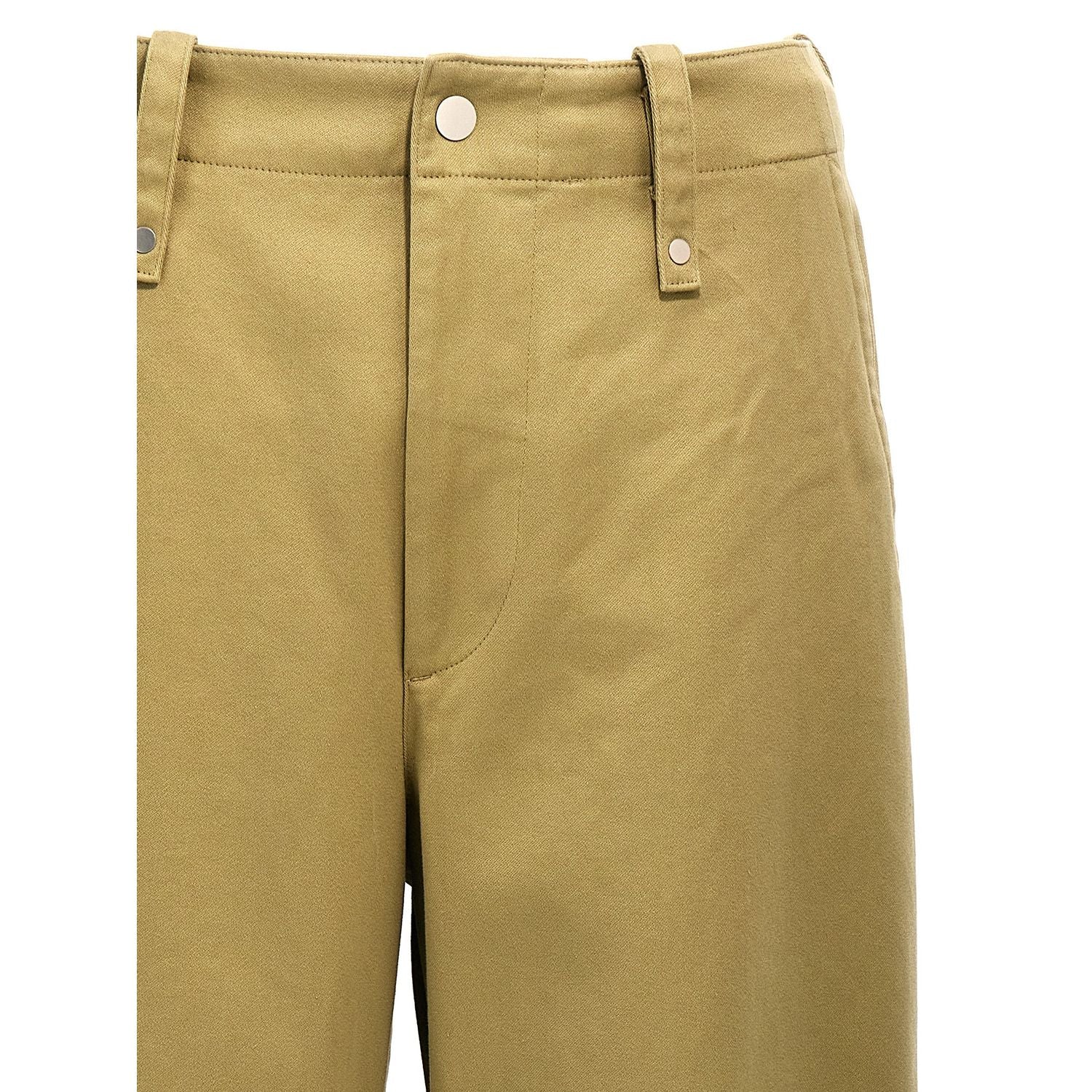Burberry Beige Cotton Casual Pants