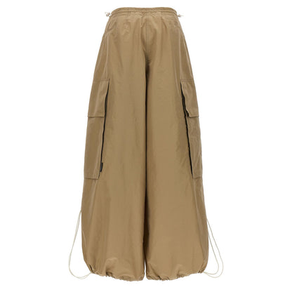 Palm Angels Beige Polyamide Casual Pants