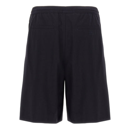 Givenchy Blue Elastane Bermuda Shorts
