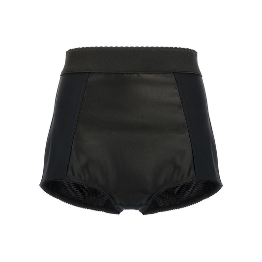 Dolce & Gabbana Black Polyamide Bermuda Shorts