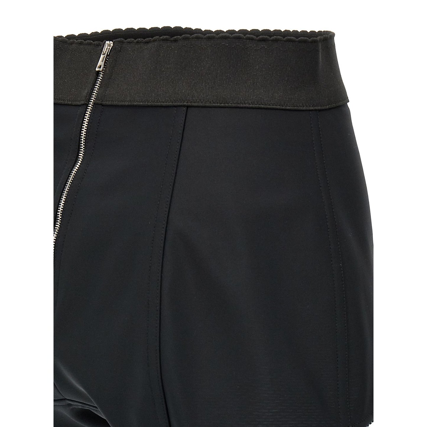 Dolce & Gabbana Black Polyamide Bermuda Shorts