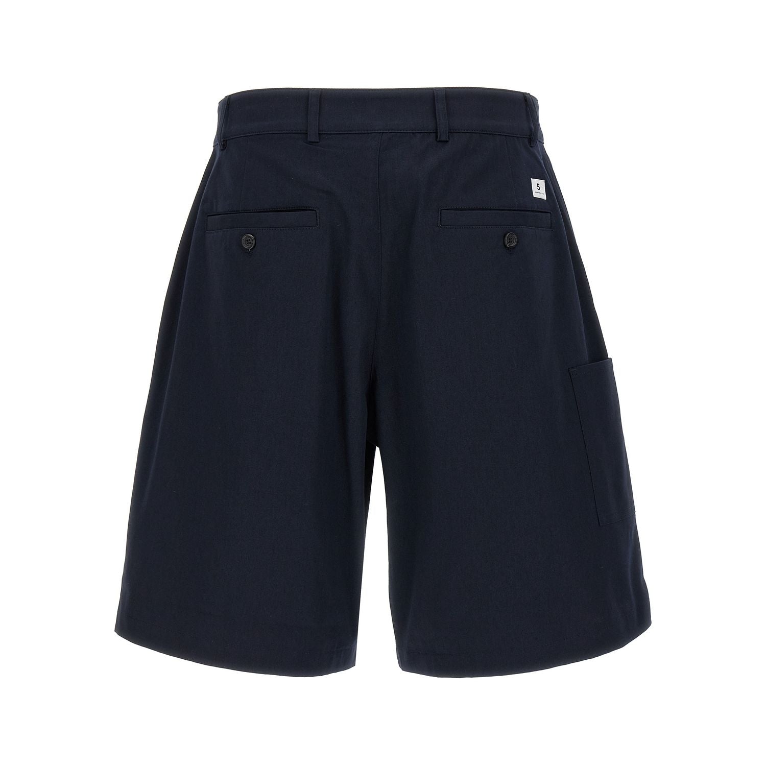 Department 5 Blue Cotton Bermuda Shorts