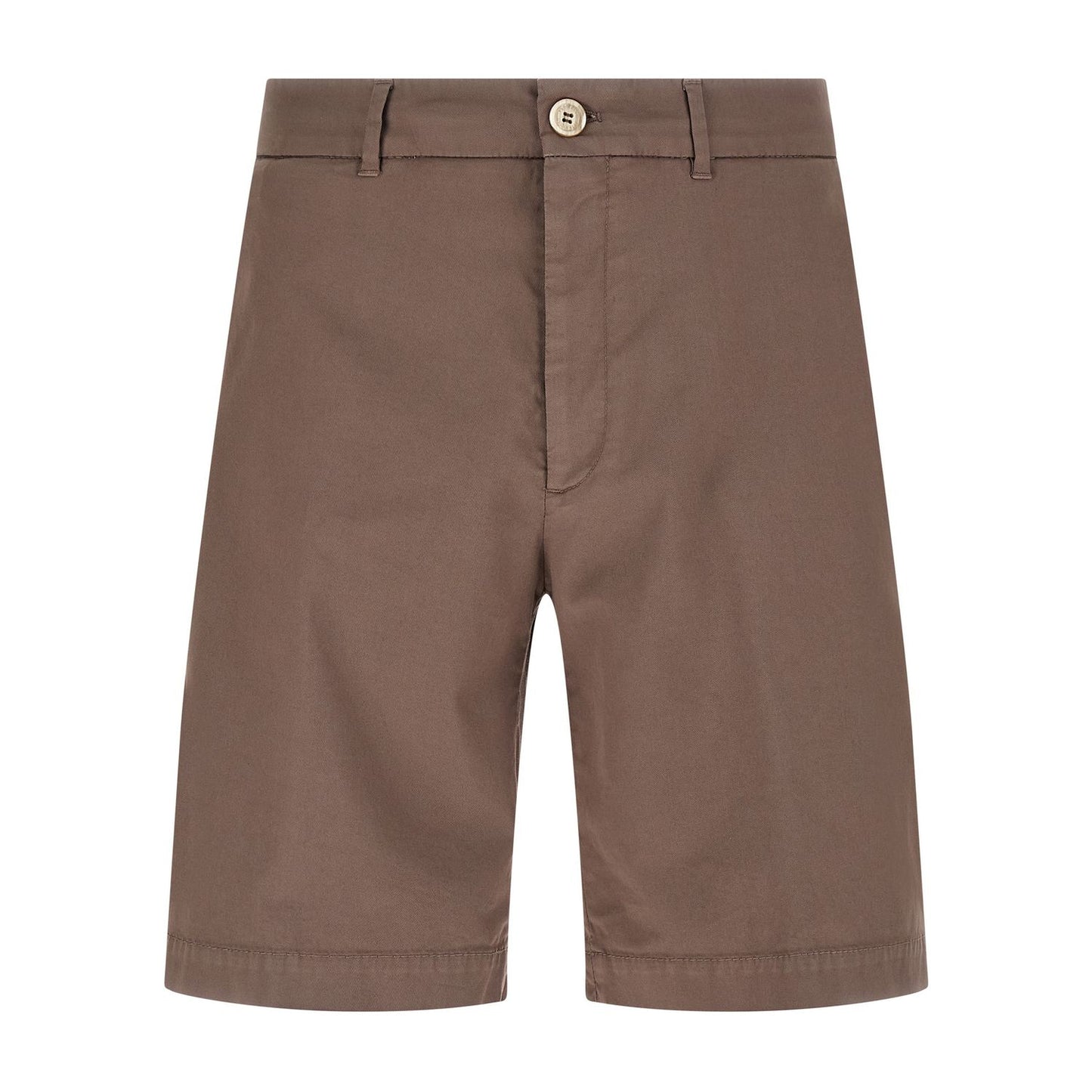 Brunello Cucinelli Brown Cotton Bermuda Shorts