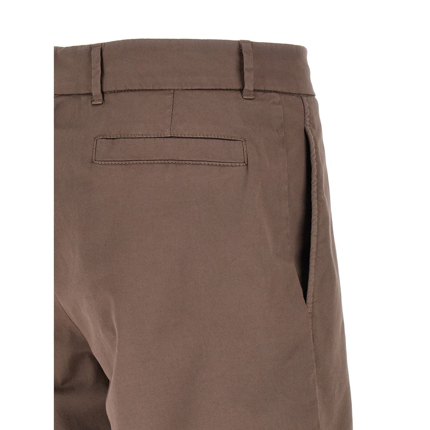 Brunello Cucinelli Brown Cotton Bermuda Shorts