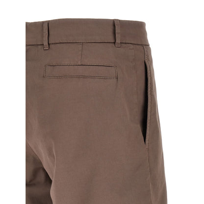 Brunello Cucinelli Brown Cotton Bermuda Shorts
