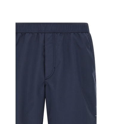 Brunello Cucinelli Blue Polyester Bermuda Shorts