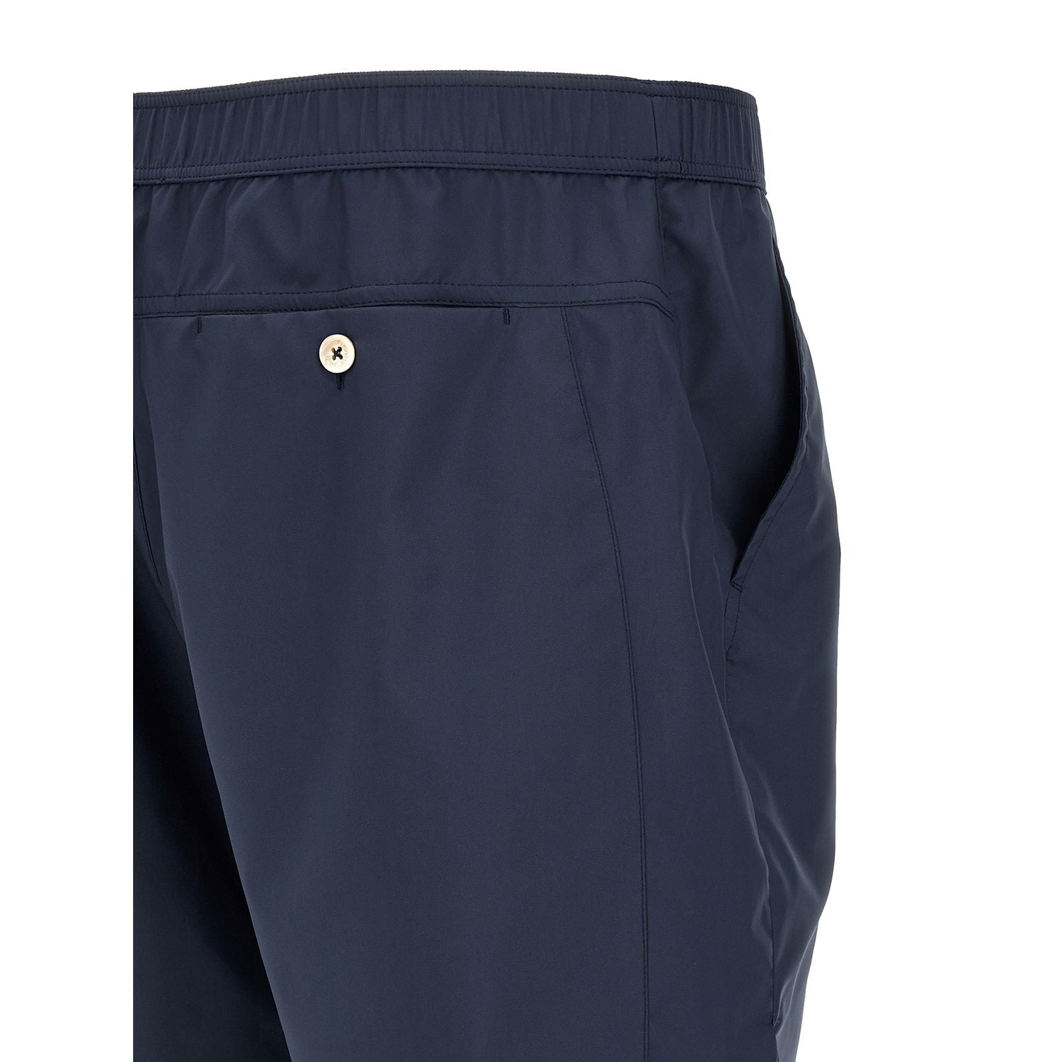 Brunello Cucinelli Blue Polyester Bermuda Shorts