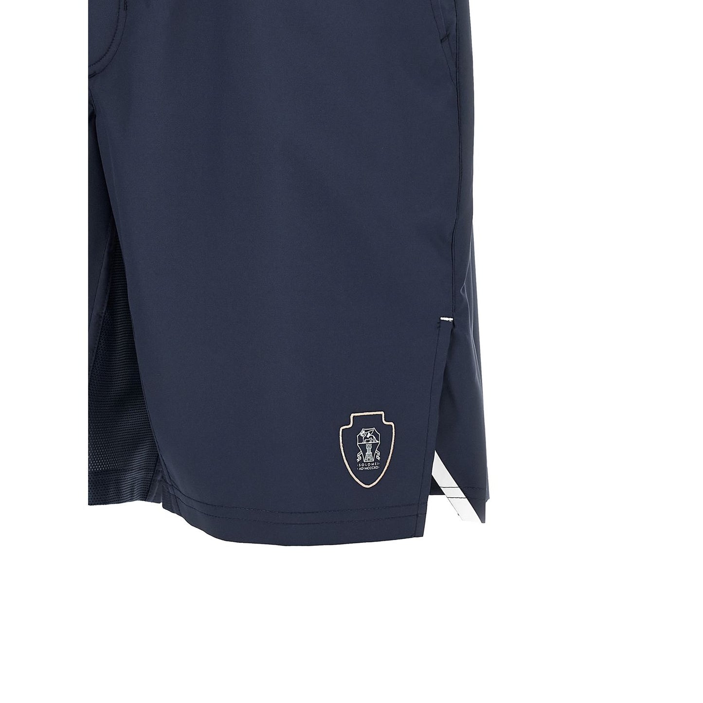 Brunello Cucinelli Blue Polyester Bermuda Shorts