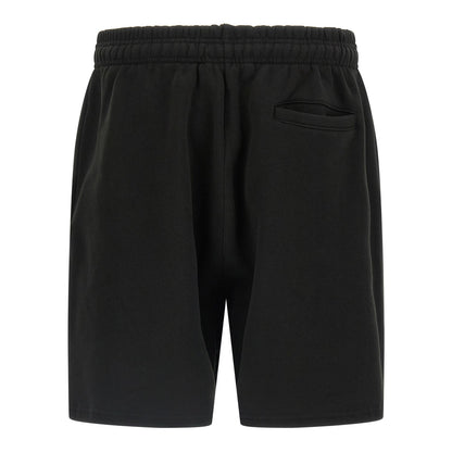 Entire Studios Black Cotton Bermuda Shorts
