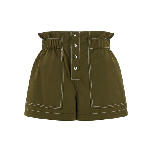 Marni Bicolor Cotton Bermuda Shorts