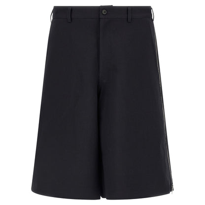 Comme Des Garçons Blue Polyester Bermuda Shorts