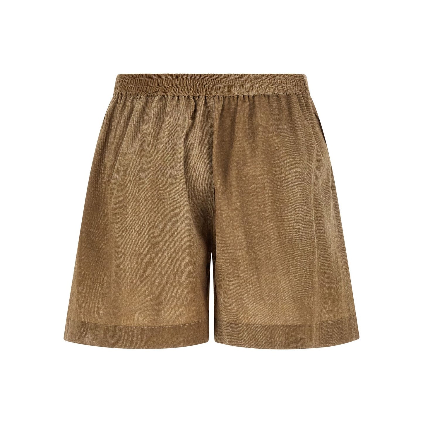 Ermanno Scervino Beige Polyester Bermuda Shorts