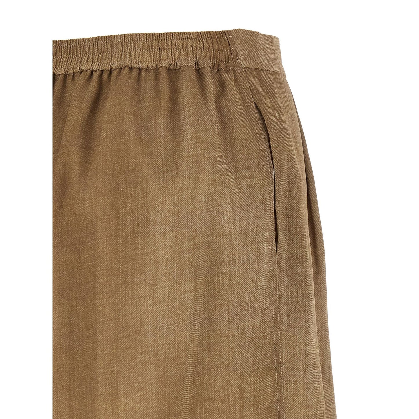 Ermanno Scervino Beige Polyester Bermuda Shorts