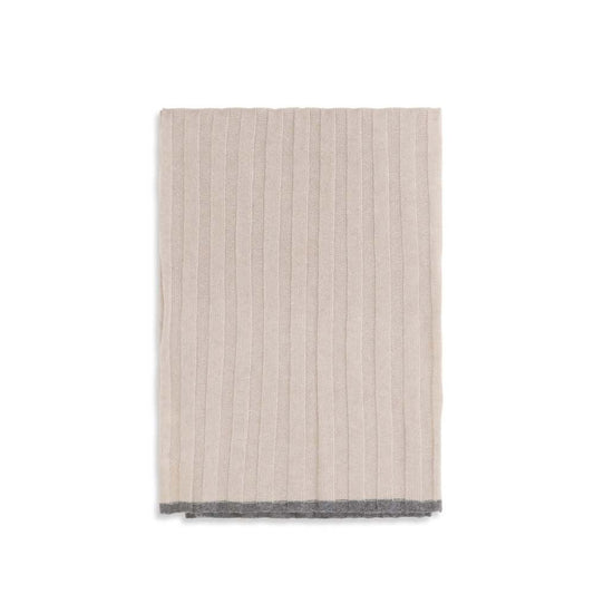 Brunello Cucinelli Beige Cashmere Scarf