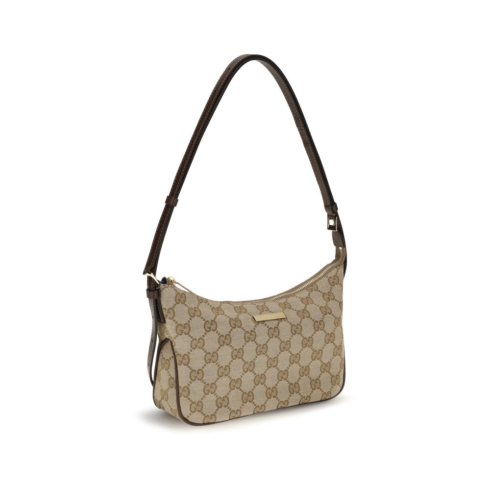 Gucci Beige Polyester Shoulder Bag