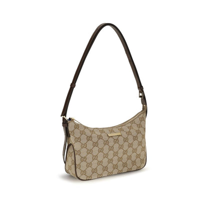 Gucci Beige Polyester Shoulder Bag