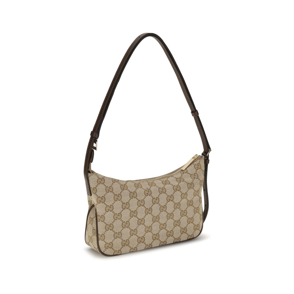 Gucci Beige Polyester Shoulder Bag
