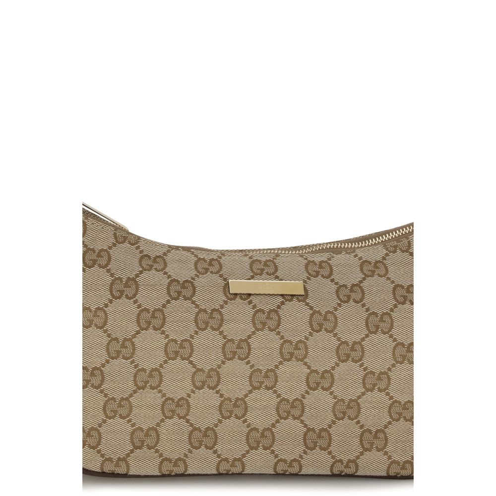 Gucci Beige Polyester Shoulder Bag