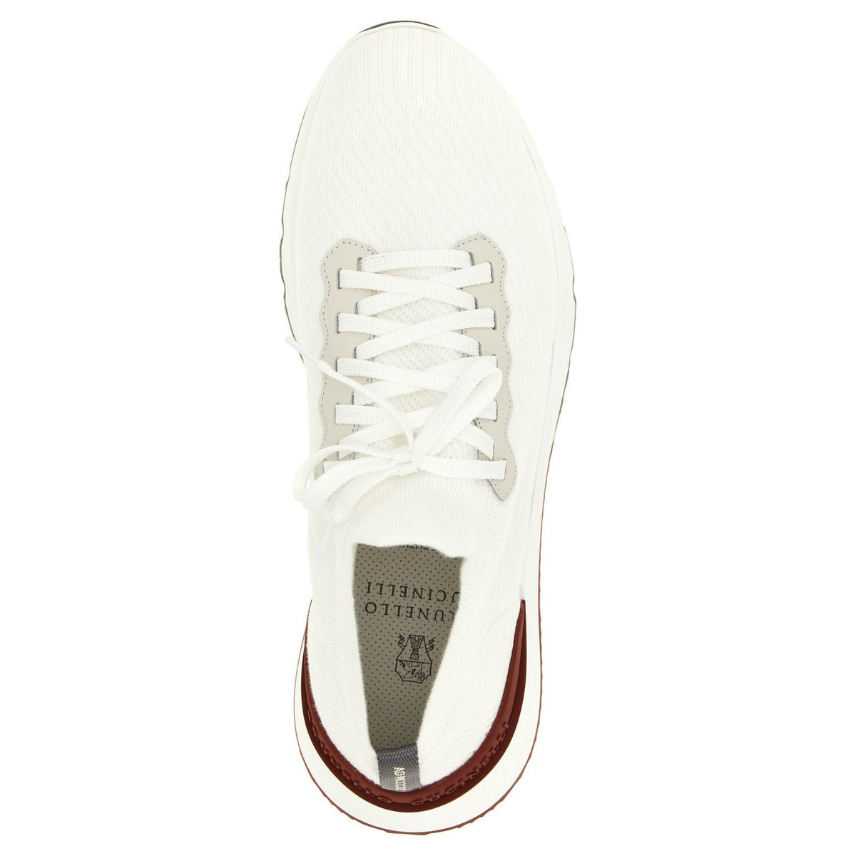 Brunello Cucinelli White Polyethylene Athletic Sneakers